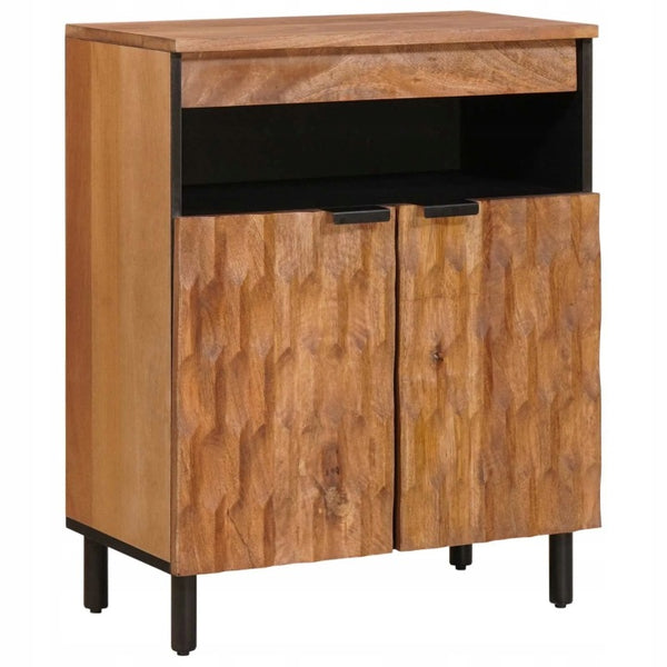 Modern Mango Wood Sideboard in Acacia Brown Finish