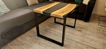 ARIEL Solid Wood Dining or Living Room Table 120 x 80 cm