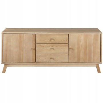 Oregon Wood II Solid Wood Sideboard 160 cm in Natural Oak Finish