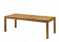 Solid Oak Extendable Dining Table 140–220 cm