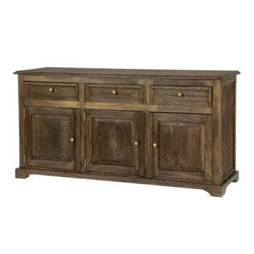 Rustic Solid Wood Bedroom Sideboard