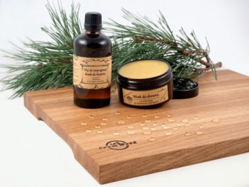 Natural Wood Care Set with Oil Wax