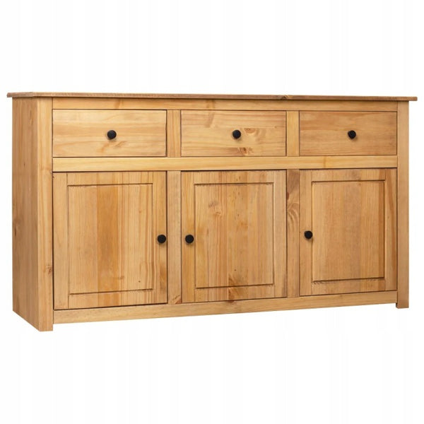 Natural Solid Pine Sideboard 135 x 40 x 80 cm